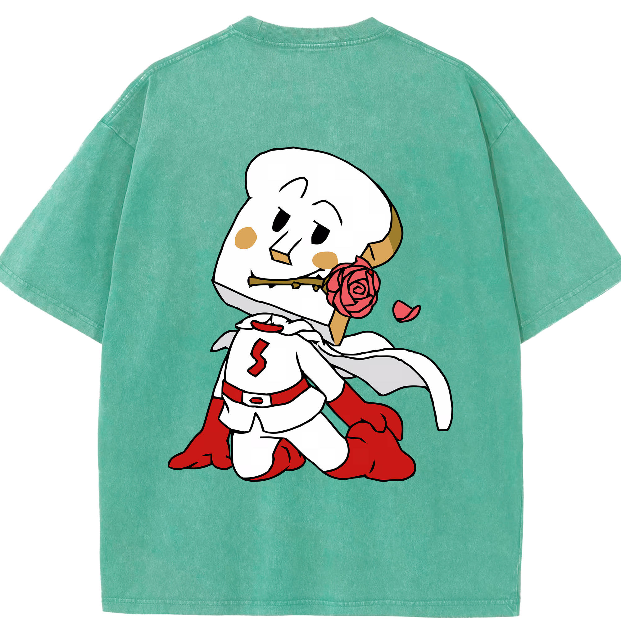 （画像用） アンパンマン Anpanman 綿100% ヴィンテージ風 半袖Tシャツ（背面プリント）